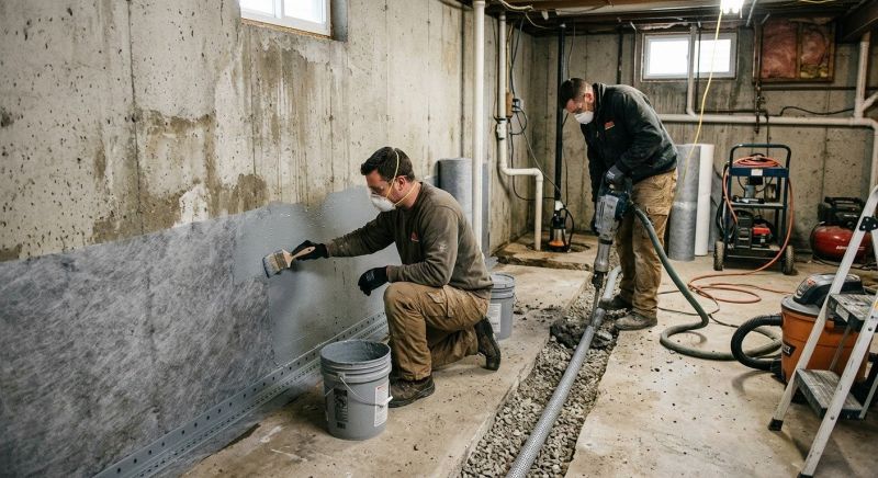 Basement Walls Waterproofing in Fort Wayne, IN