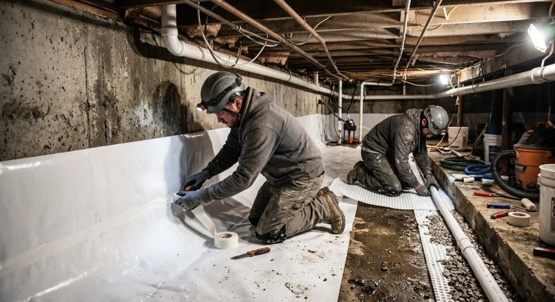 Crawlspace Waterproofing Service