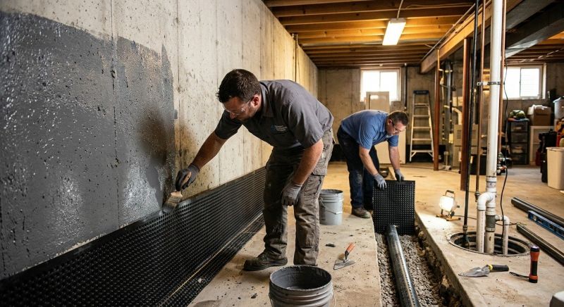 Wet Basement Repair in Greenville, SC